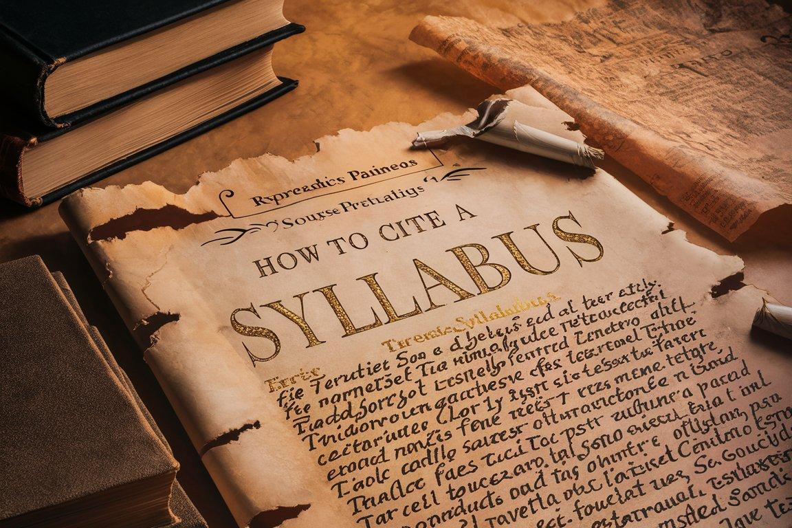 Cover Image for How to Cite a Syllabus